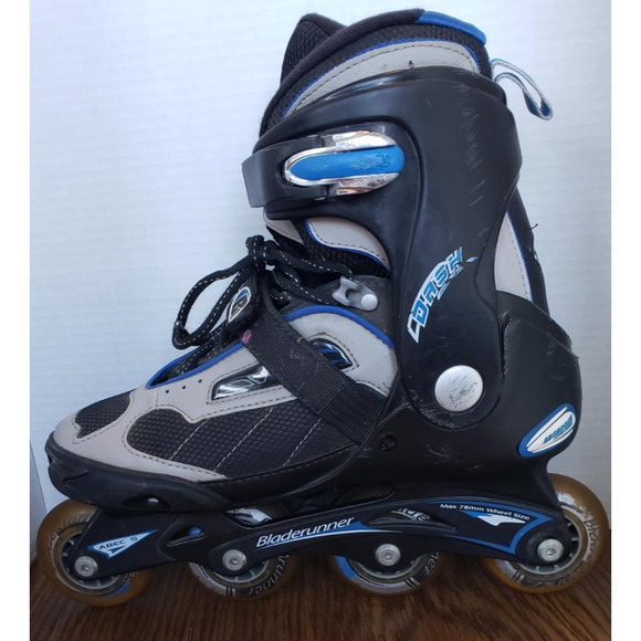 Bladerunner Black And Grey Dash 100 Size 8 Adjustable Inline Skates - Picture 4 of 13